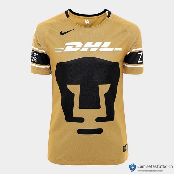 Camiseta UNAM Pumas Tercera equipo 2017-18 Amarillo